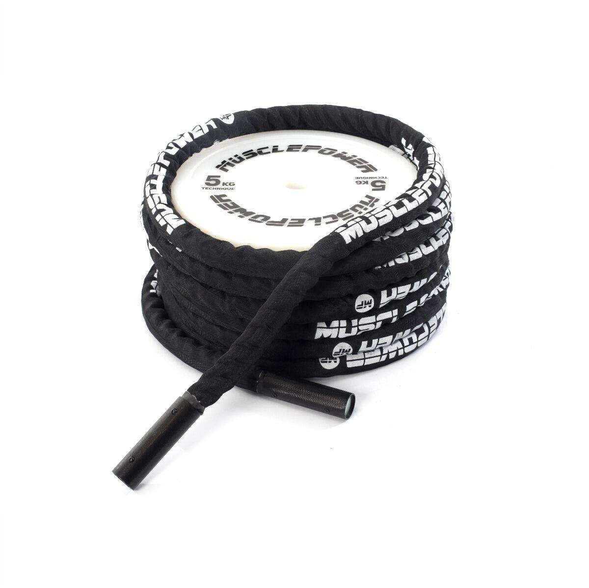 Muscle Power Battle Rope DELUXE ca 12 meter MP1501 4/7