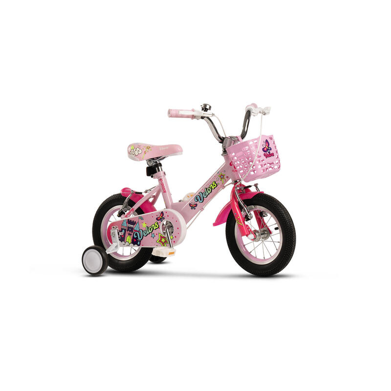 Bicicletă Copii Pony, Roz/Fucsia