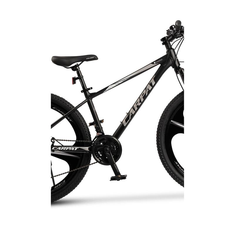 Bicicleta de Munte Evolution Hardtail MTB 21v, Negru/Gri
