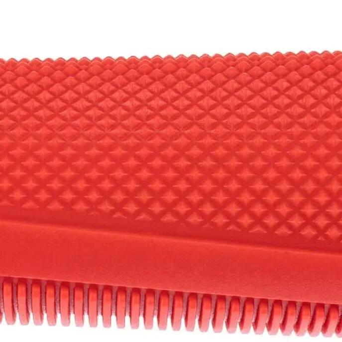 BRAVE Touring 2 Ergonomic Bicycle Grips — 135 mm, Red (pair).