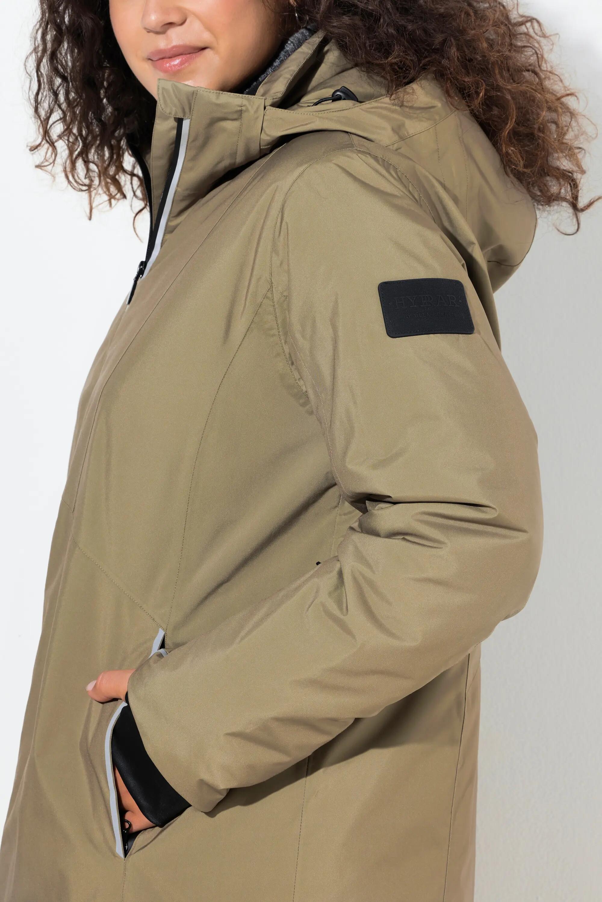 Damen HYPRAR Funktionsjacke wasserdicht A-Linie Kapuze 10/13