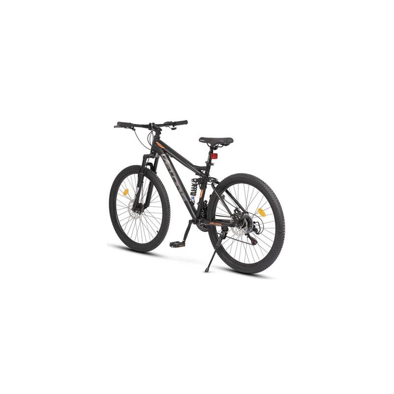 Bicicletă de Munte Matador Full Suspension MTB 21v, Negru/Portocaliu