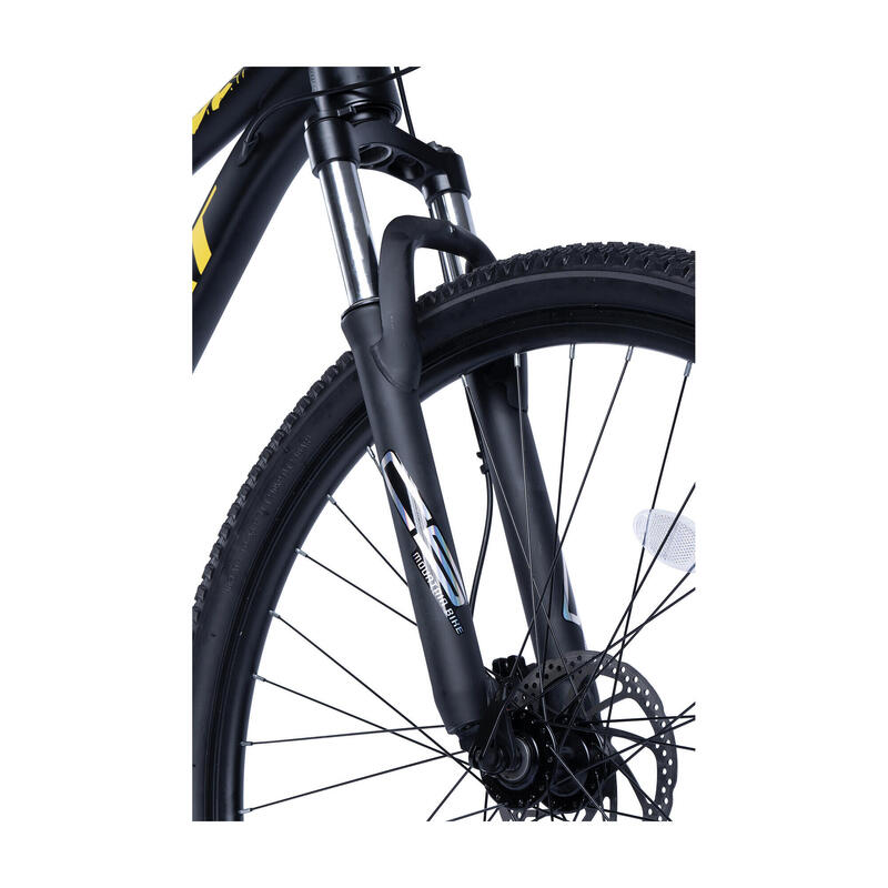 Bicicletă MTB semi-rigidă Life 21v Negru/Galben