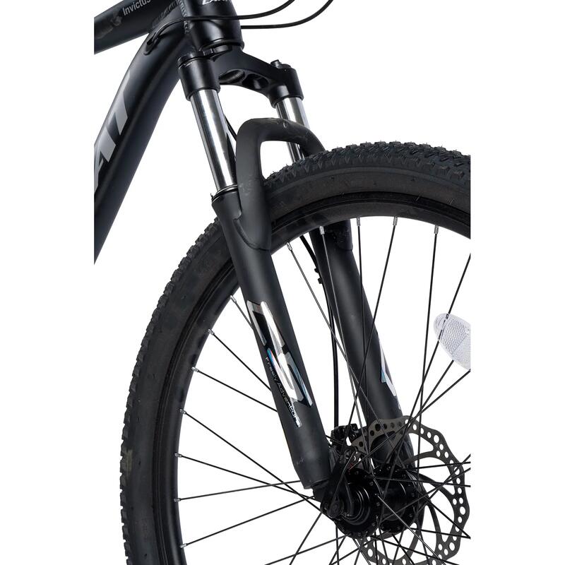 Bicicletă MTB semi-rigidă Invictus 21v Negru/Gri