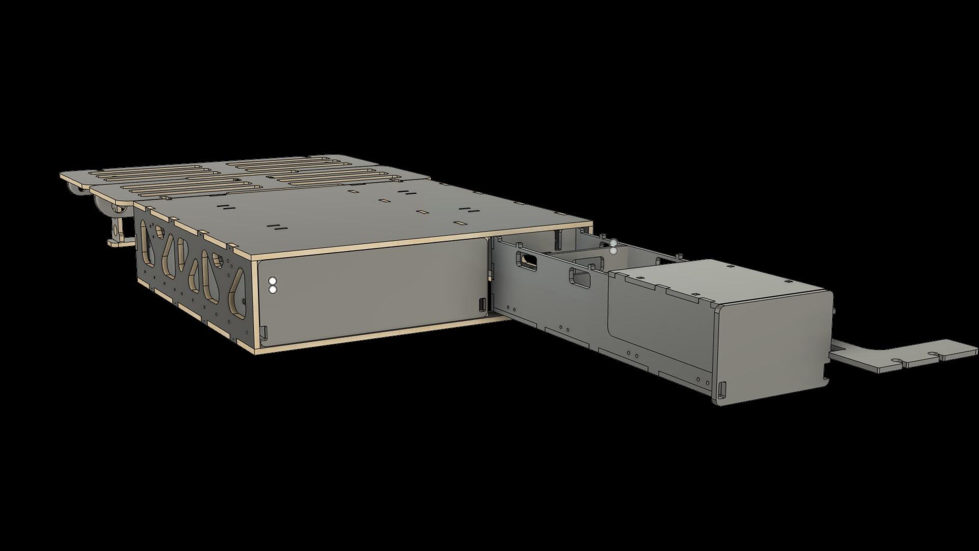 HRB Schubladen- und Bettmodul für Toyota Land Cruiser kzj95 2/14