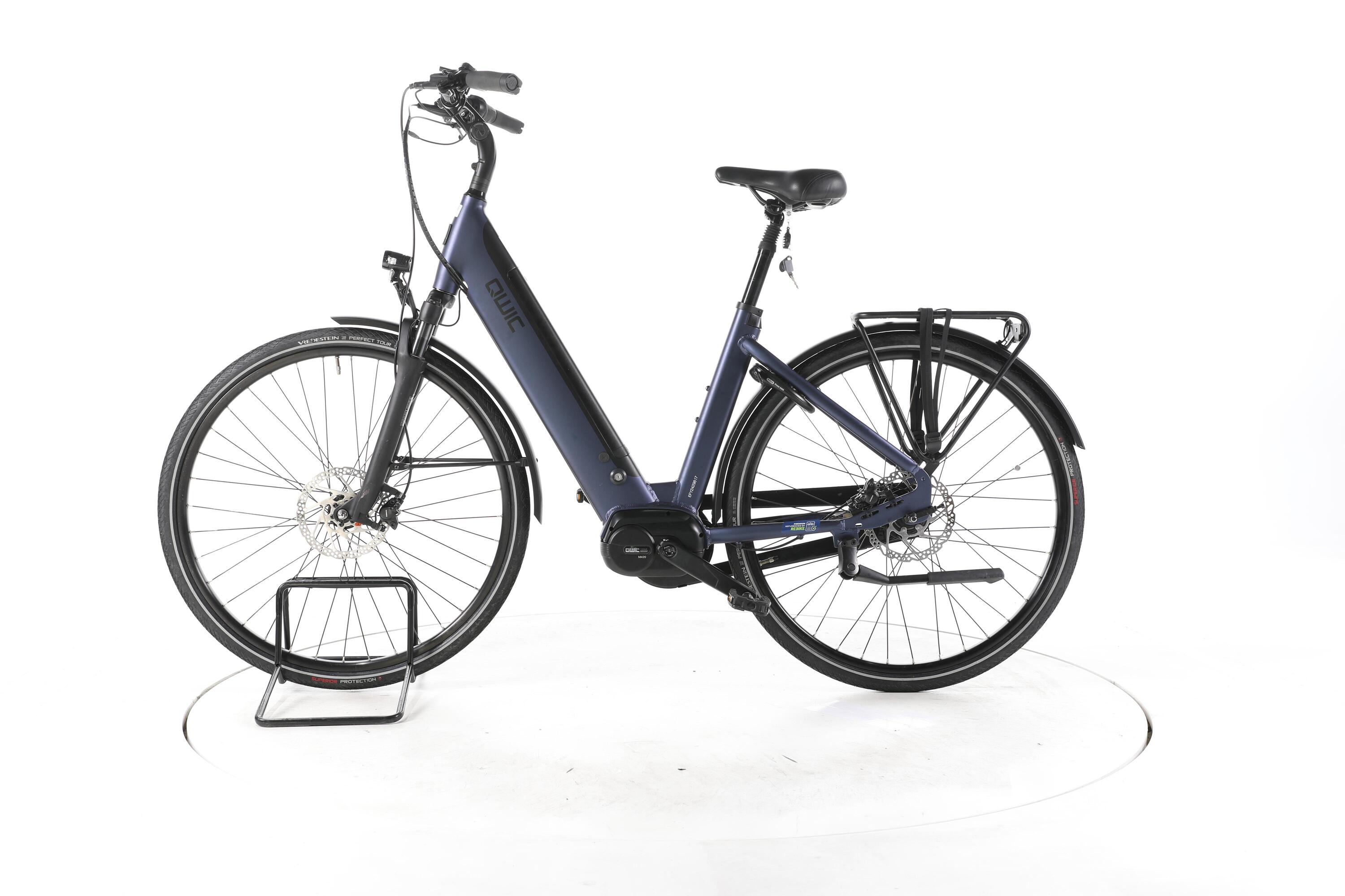 Tweedehands - QWIC Premium i MN7+ City E-Bike Lage instap - Goed 6/7