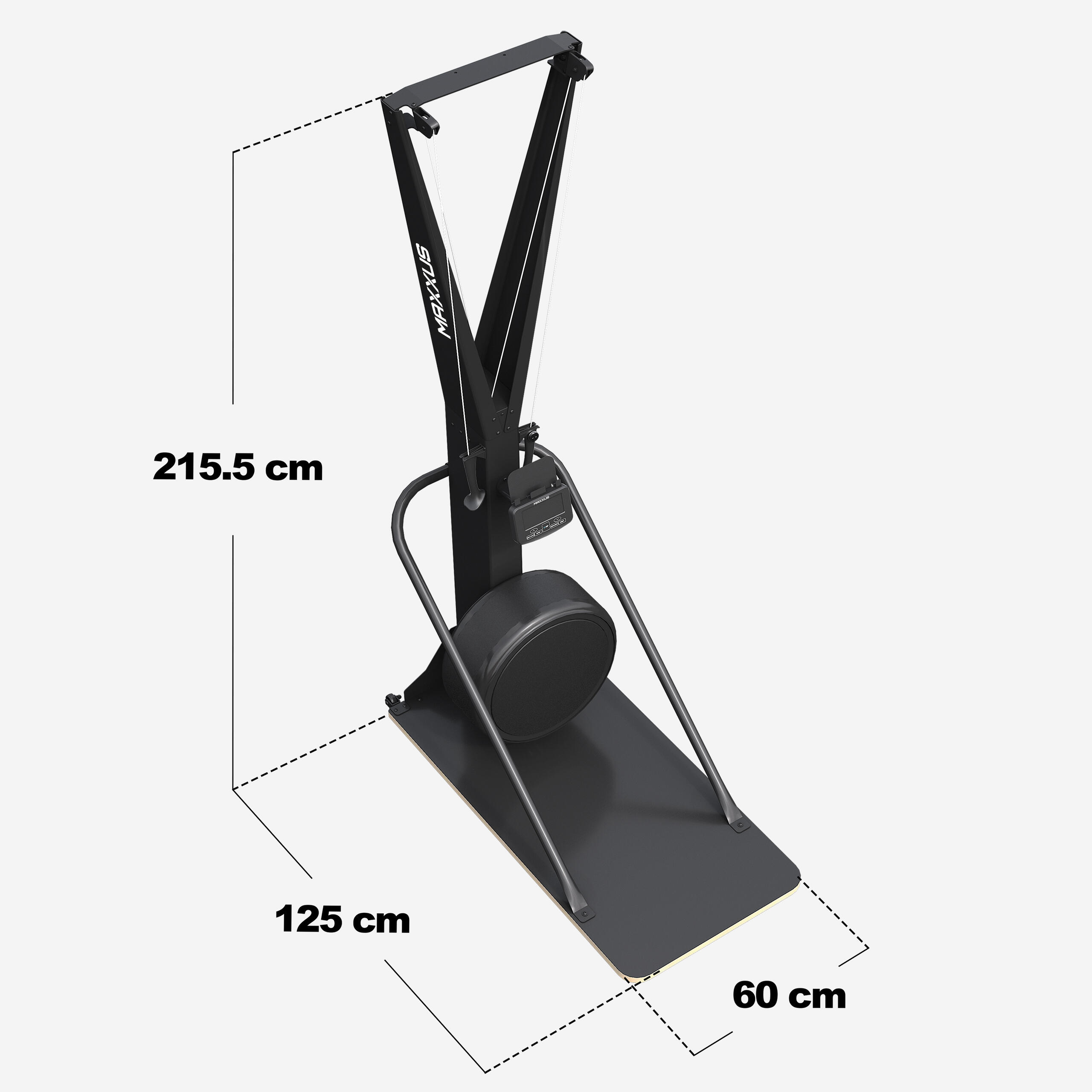 Ski Trainer mit Luft- & Magnetwiderstand – Indoor Ski Ergometer Ganzkörper 2/5