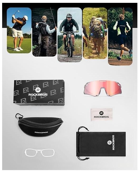 Okulary sportowe przeciwsłoneczne unisex Rockbros 14120007006 5/5