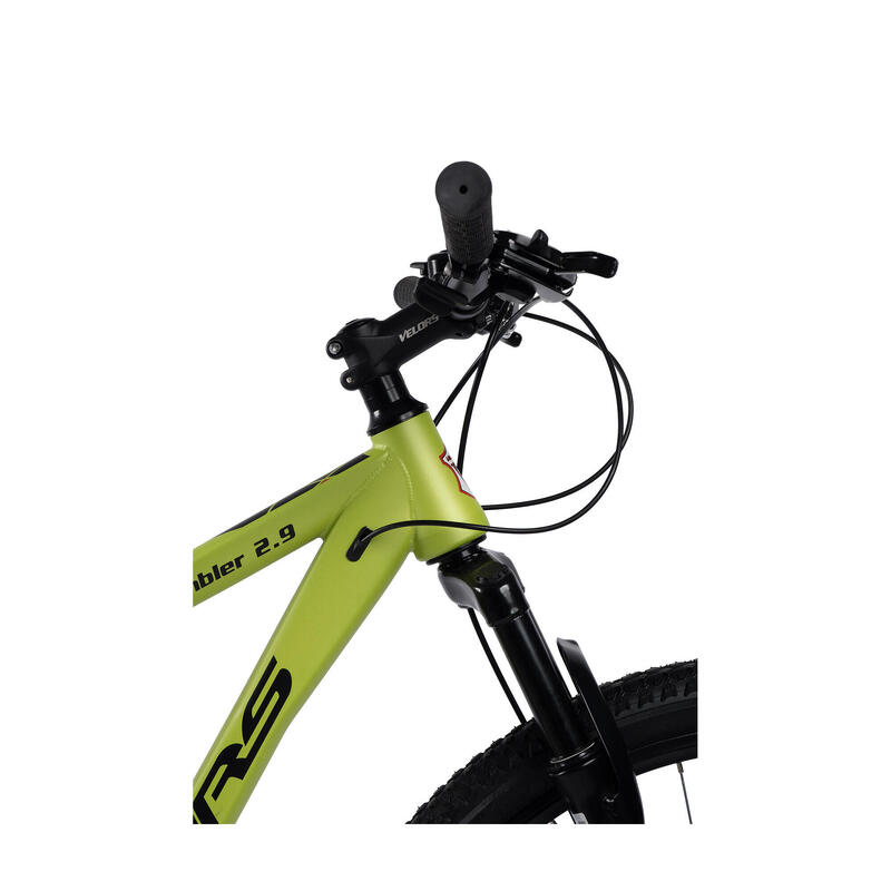 Bicicletă de Munte Rambler Hardtail MTB 21v, Verde/Negru