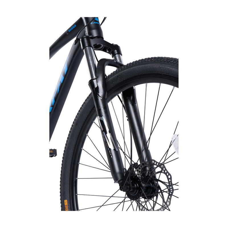 Bicicletă MTB semi-rigidă Invictus 21v Negru/Albastru