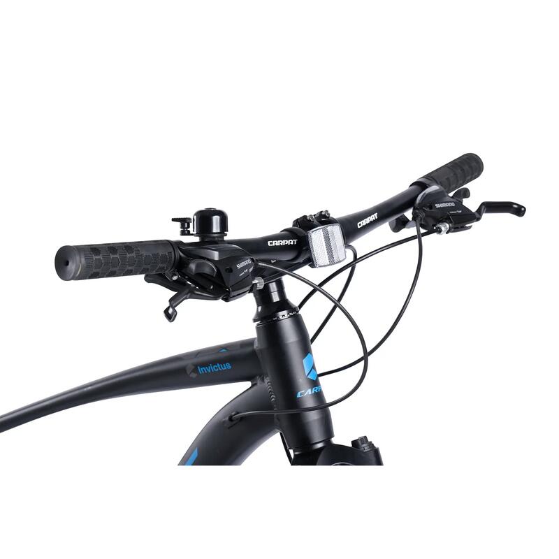 Bicicletă MTB semi-rigidă Invictus 21v Negru/Albastru