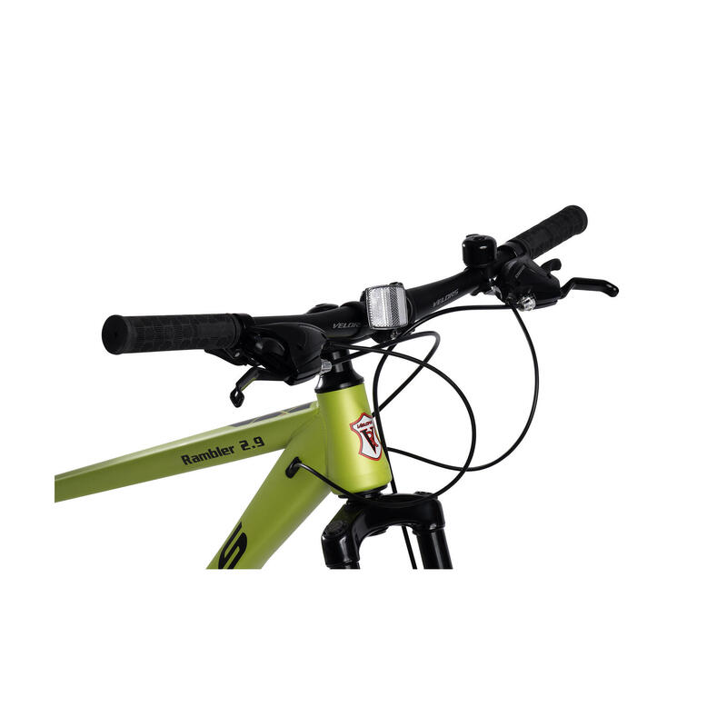 Bicicletă de Munte Rambler Hardtail MTB 21v, Verde/Negru