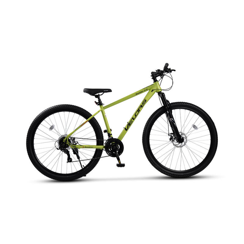 Bicicletă de Munte Rambler Hardtail MTB 21v, Verde/Negru