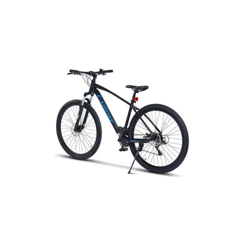 Bicicletă MTB semi-rigidă Invictus 21v Negru/Albastru