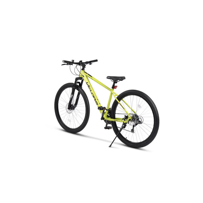 Bicicletă de Munte Rambler Hardtail MTB 21v, Verde/Negru