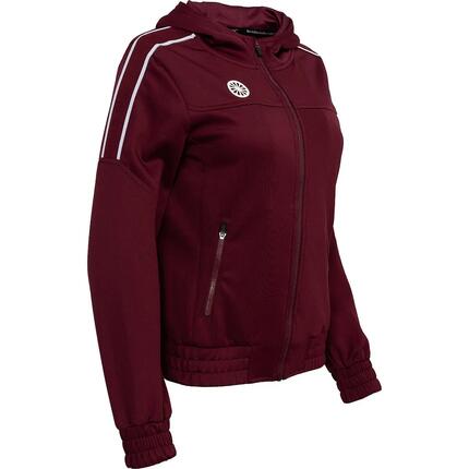 Indian Maharadja Jaipur Performance Kapuzenjacke Damen - Bordeaux, S
