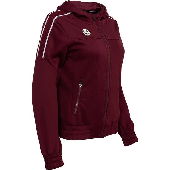 Indian Maharadja Jaipur Performance Kapuzenjacke Damen - Bordeaux, S
