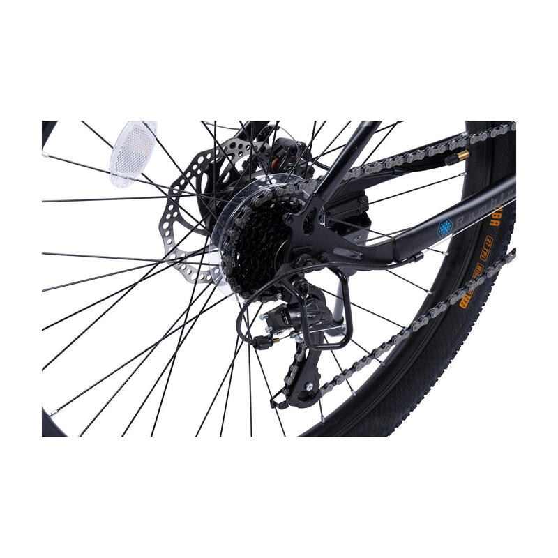 Bicicletă MTB semi-rigidă Rambler 21v Negru/Albastru