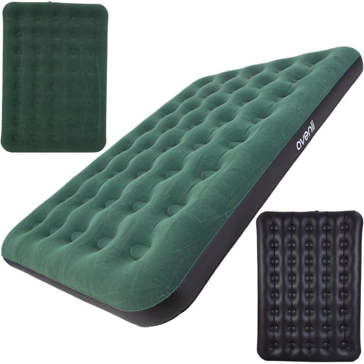 Materac flokowany 2-osobowy 191x137x22CM 2/4