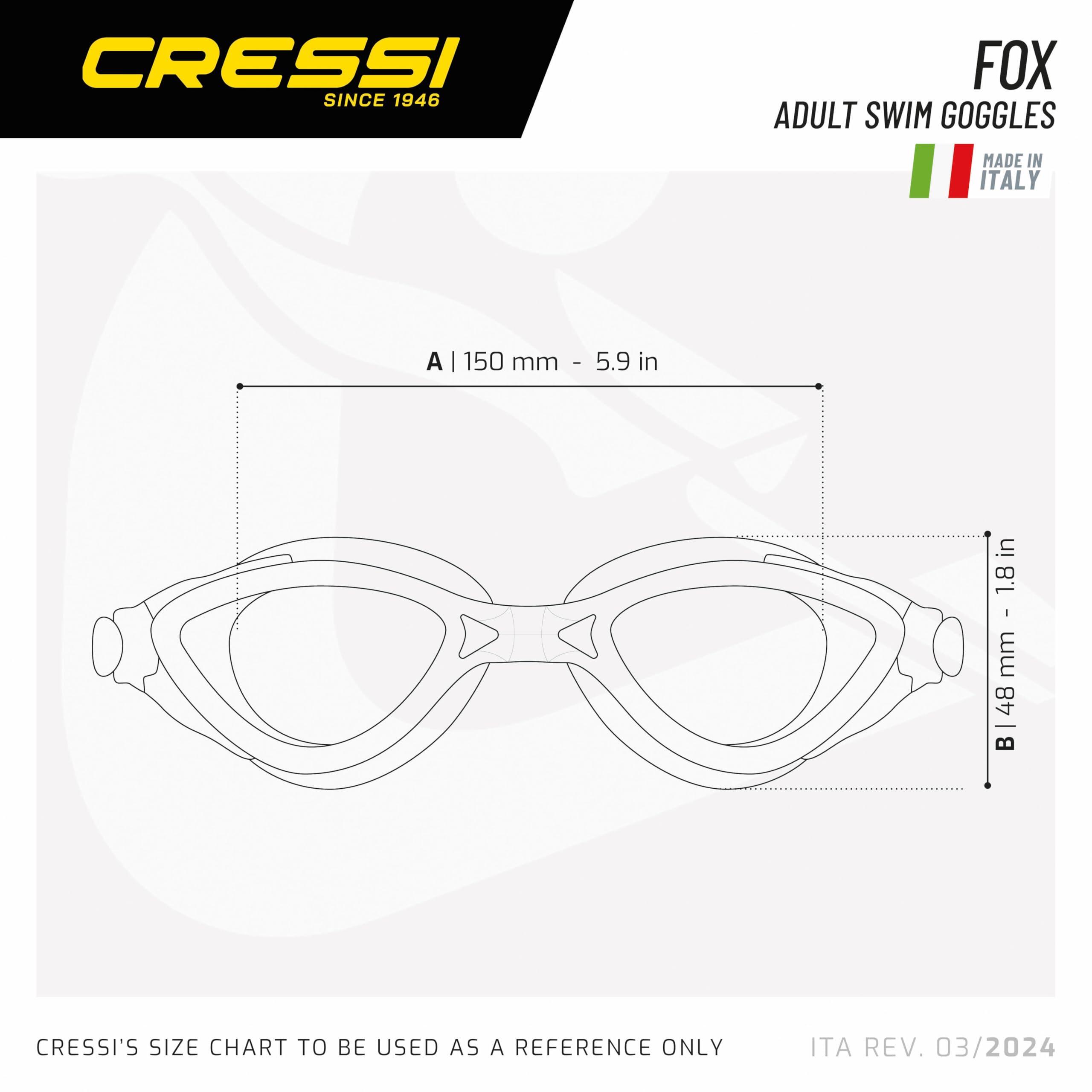 Fox Goggles Aquamarine - Lunettes de Natation Premium pour Adultes, Anti 5/5