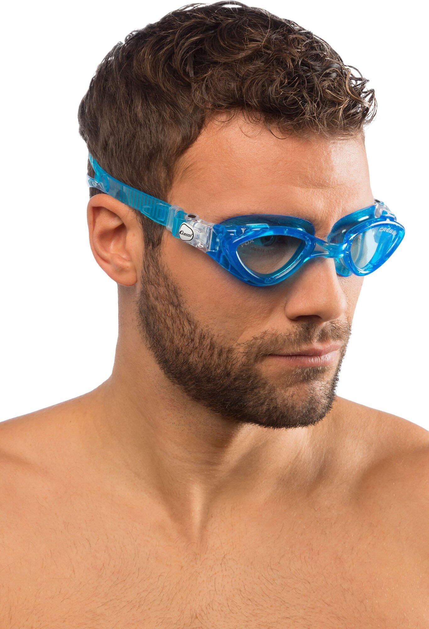 Fox Goggles Aquamarine - Lunettes de Natation Premium pour Adultes, Anti 3/5