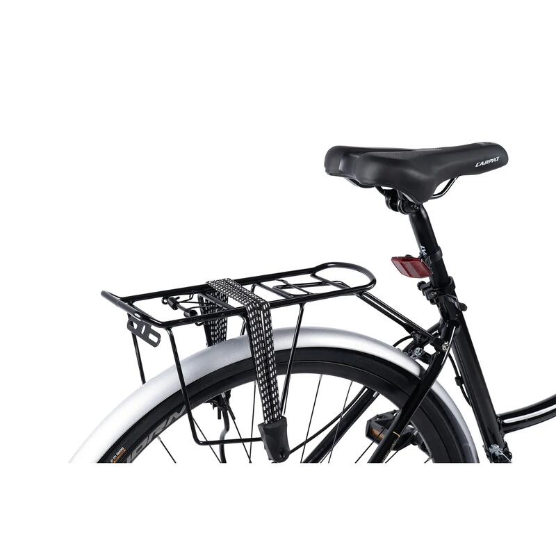 Bicicletă MTB semi-rigidă Roadster City 21v Negru/Alb