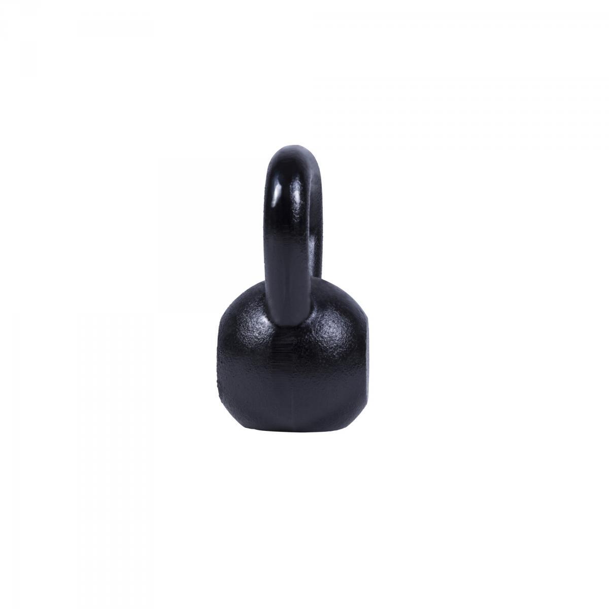 - Kettlebell - 8 kg - Gietijzer Zwart - Extra Stabiel 3/7