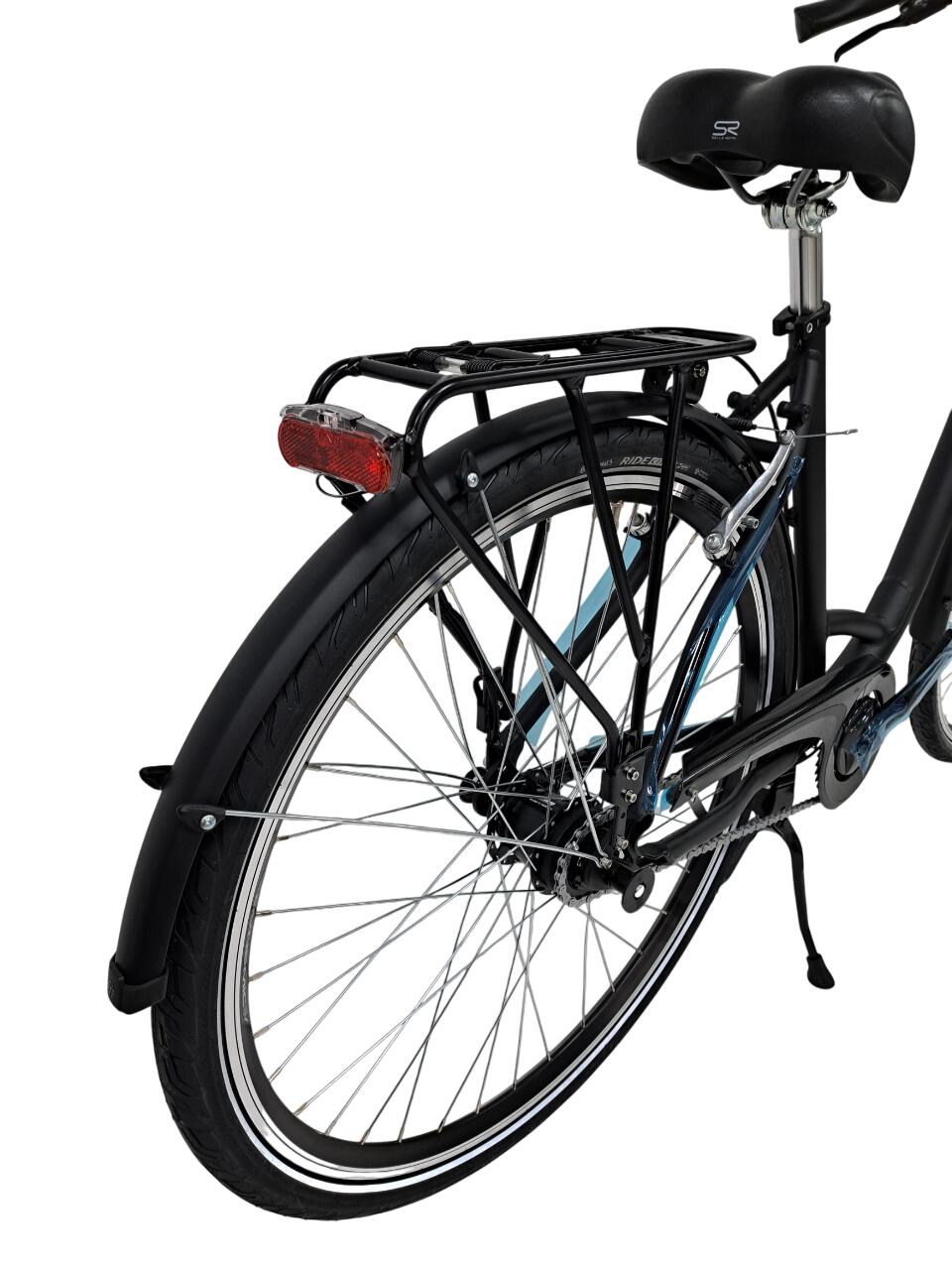 Bicicletta da città Kieler ricondizionata - 28 pollici, taglia M, grigio scuro 7/7