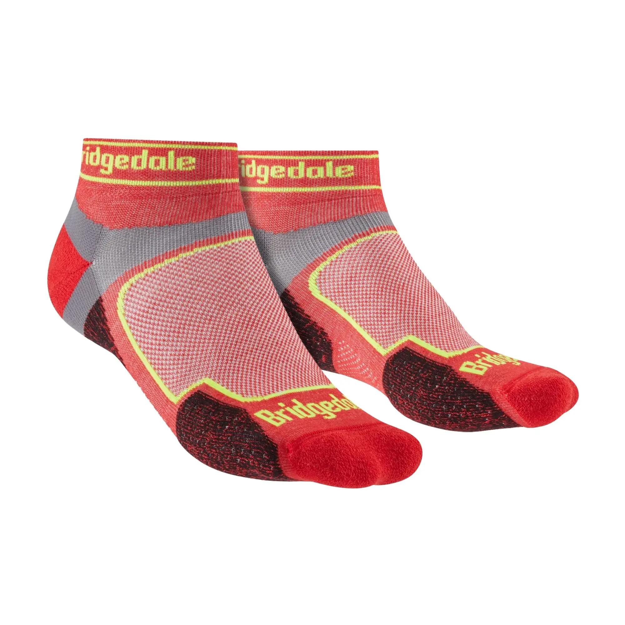 Hombres Coolmax Ultraligero Tobillo Calcetines correr de Bridgedale 1/7