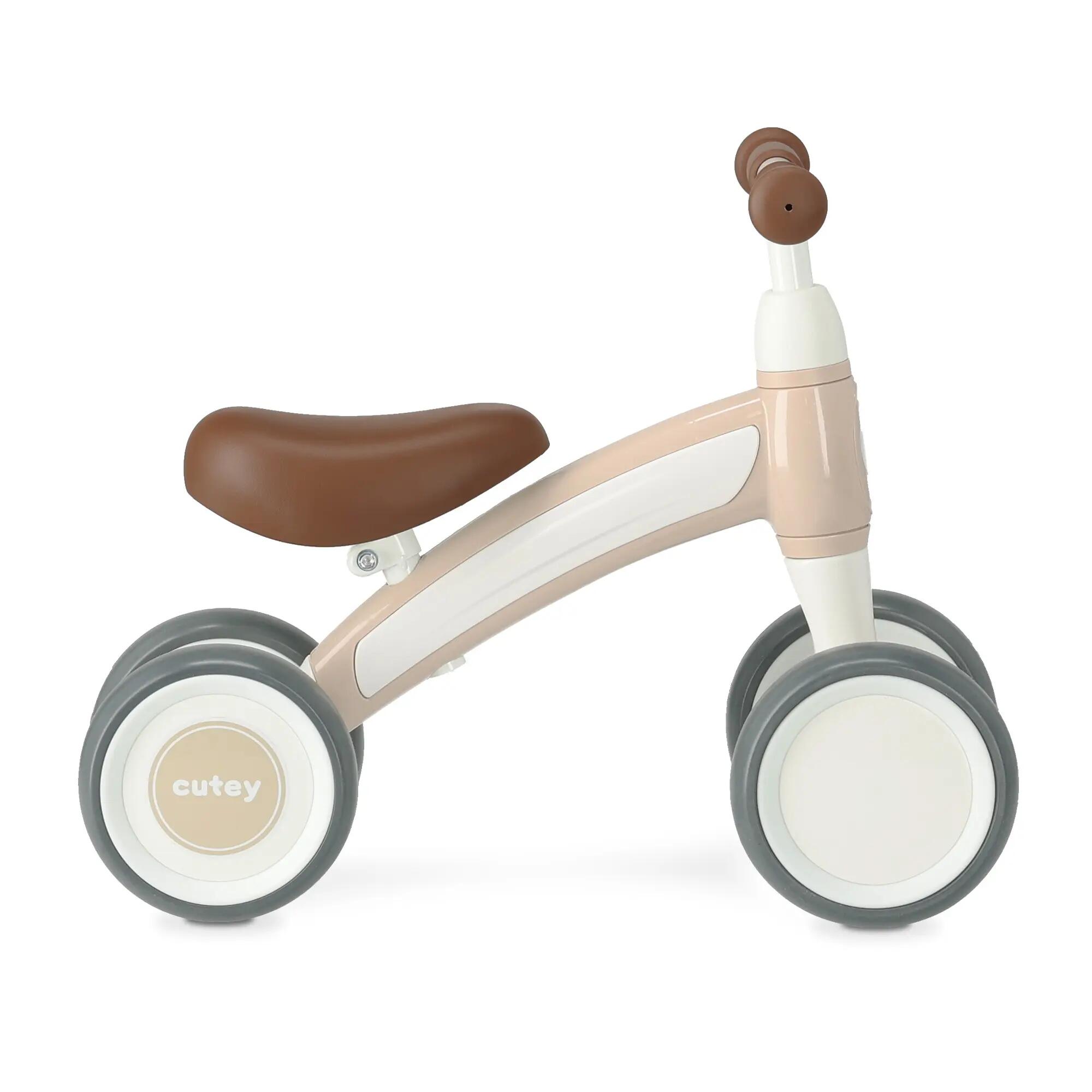 Qplay Cutey Balance Bike - Bicicletta Senza Pedali per Bambini - Leggera - Beige 3/5