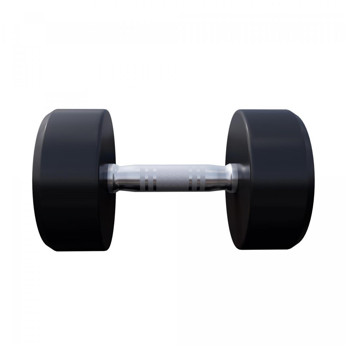 HALTÈRE MONOBLOC ROND | MUSCULATION | 2 X 12,5 KG 3/4