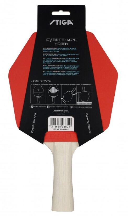 Raquette de tennis de table STIGA Cybershape Hobby 2/6