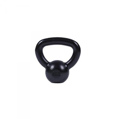 - kettlebell - gietijzer - zwart - 32 kg - extra stabiel