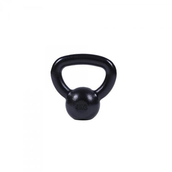 Kettlebell (4 kg) Gietijzer Zwart