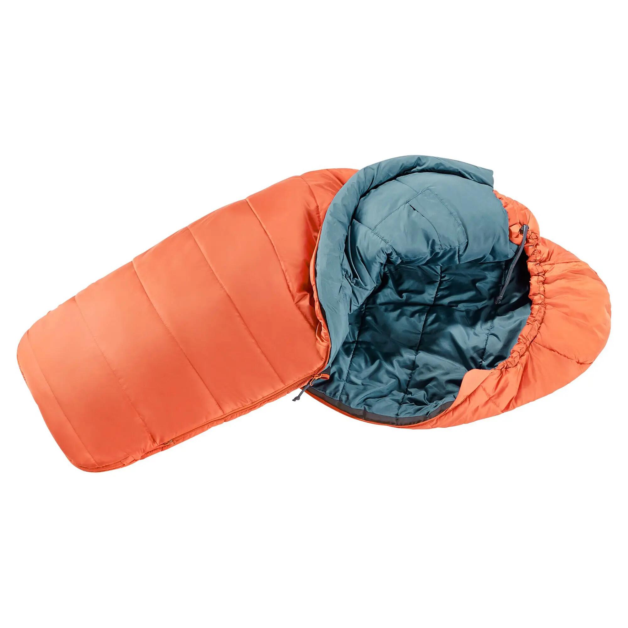 Śpiwór dziecięcy Deuter Starlight Pro (130-170 cm) - paprika/slateblue 7/9