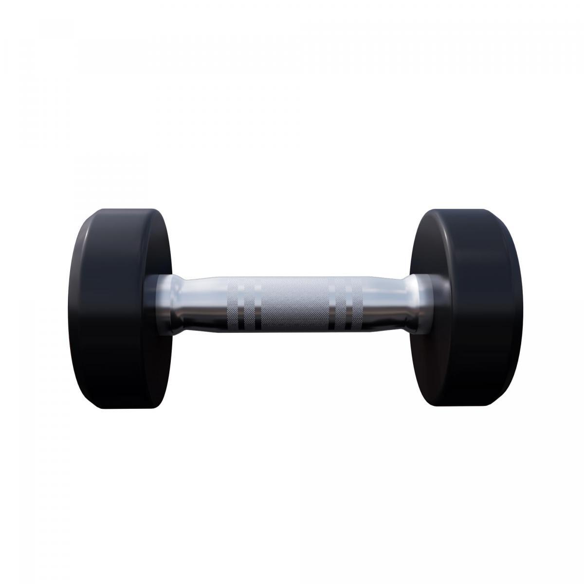 Zestaw hantli żeliwnych stałych Gorilla Sports 2x 2,5 kg 3/4