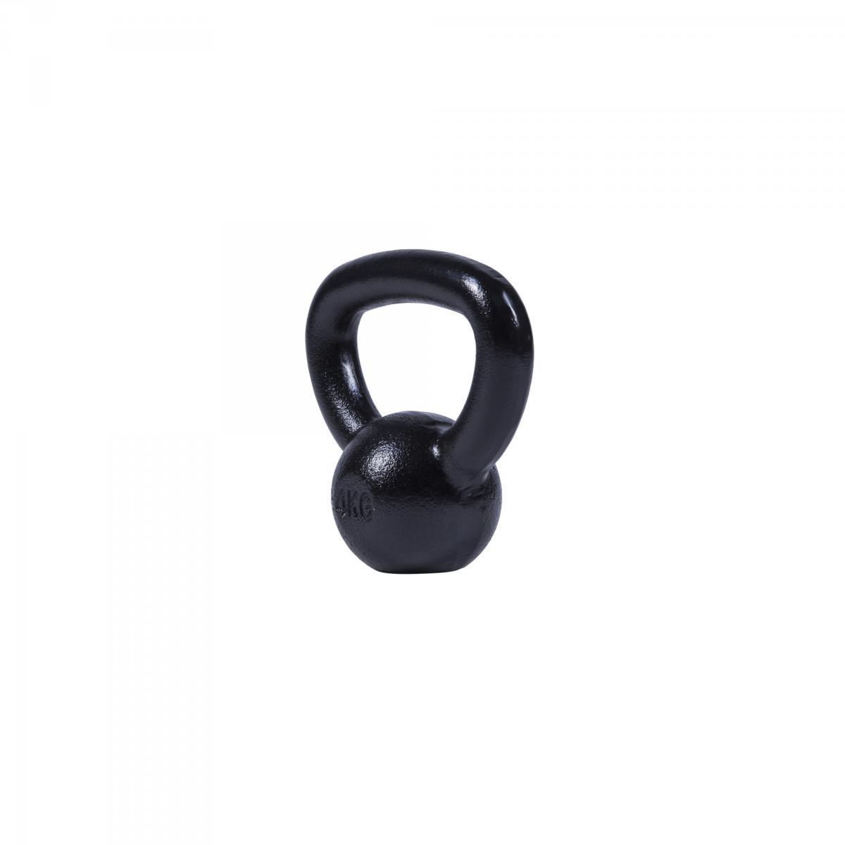 KETTLEBELL EN FONTE NOIRE | MUSCULATION | POIDS AU CHOIX 2/7