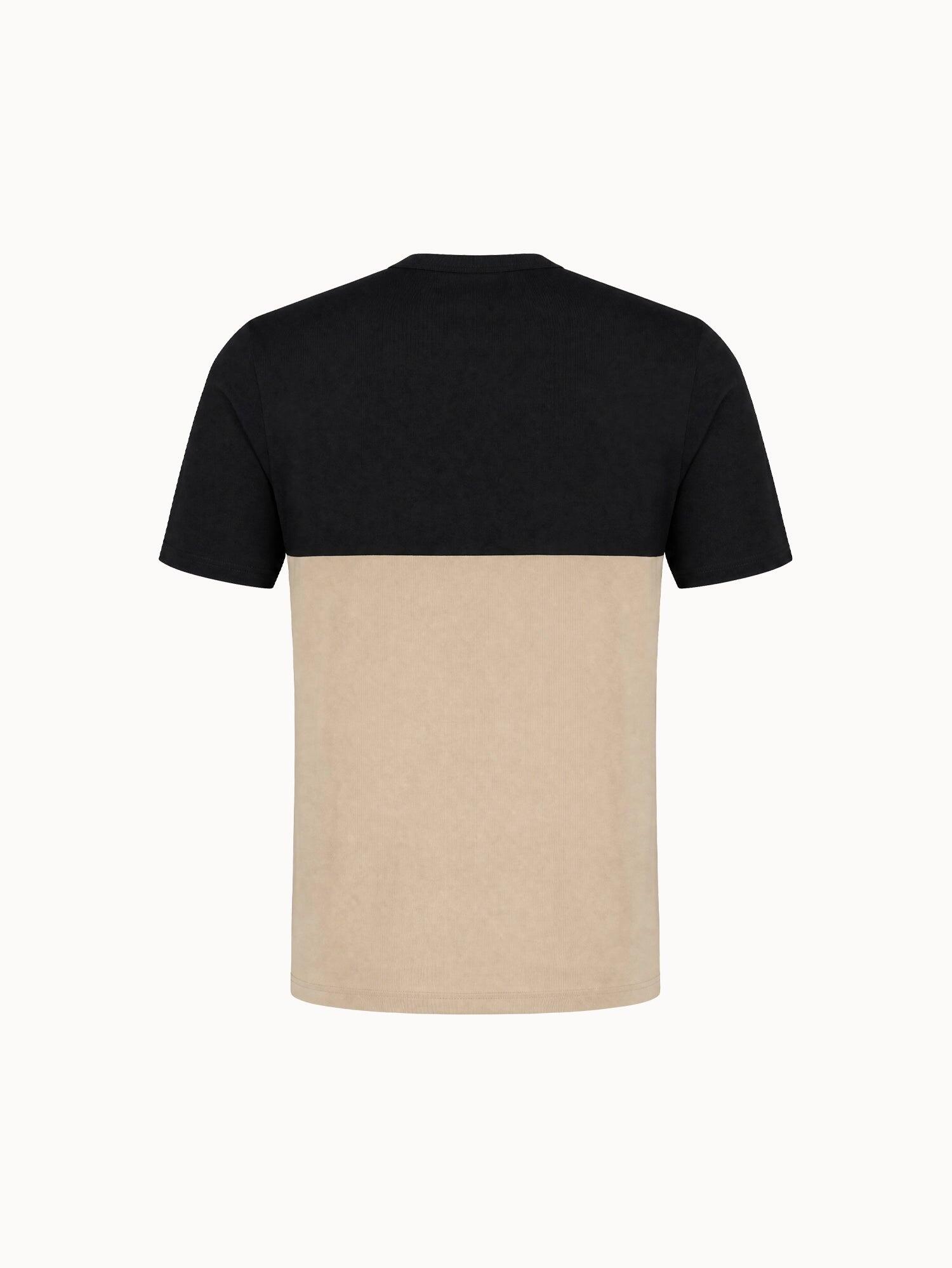 T-shirt en jersey de coton colorblock NOEL 3/5