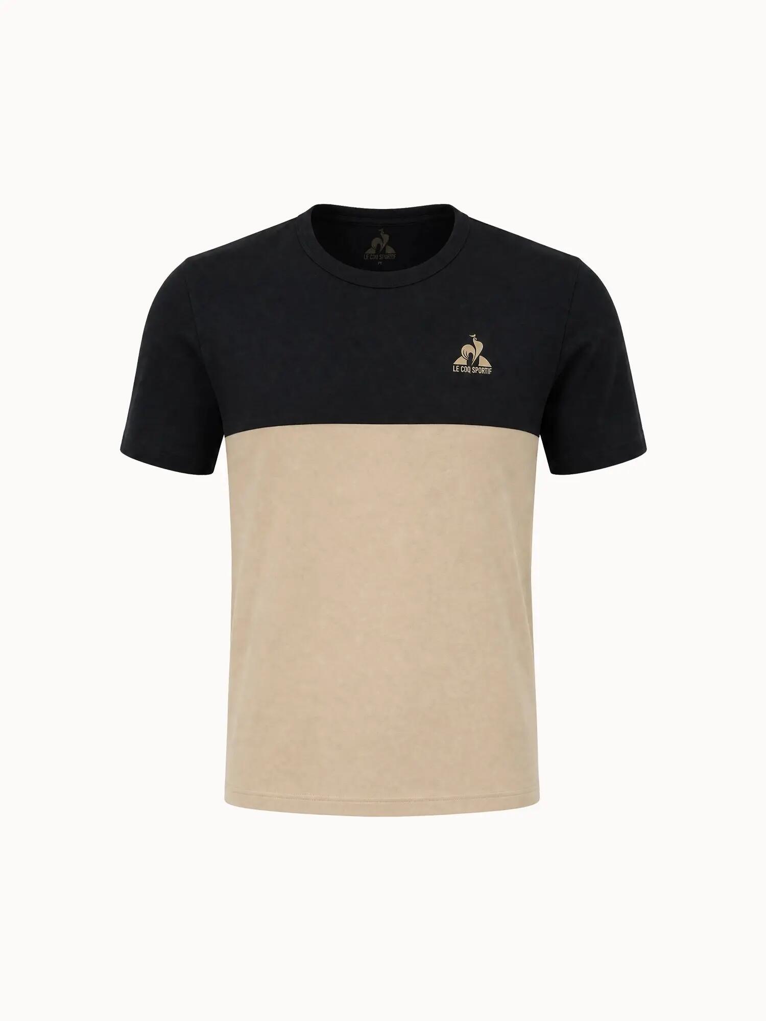 T-shirt en jersey de coton colorblock 2/7