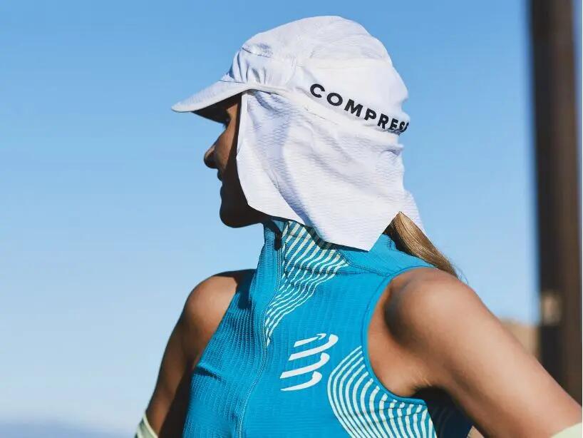 Compressport Ice Cap Sun Shade Blanco Unisex 2/3