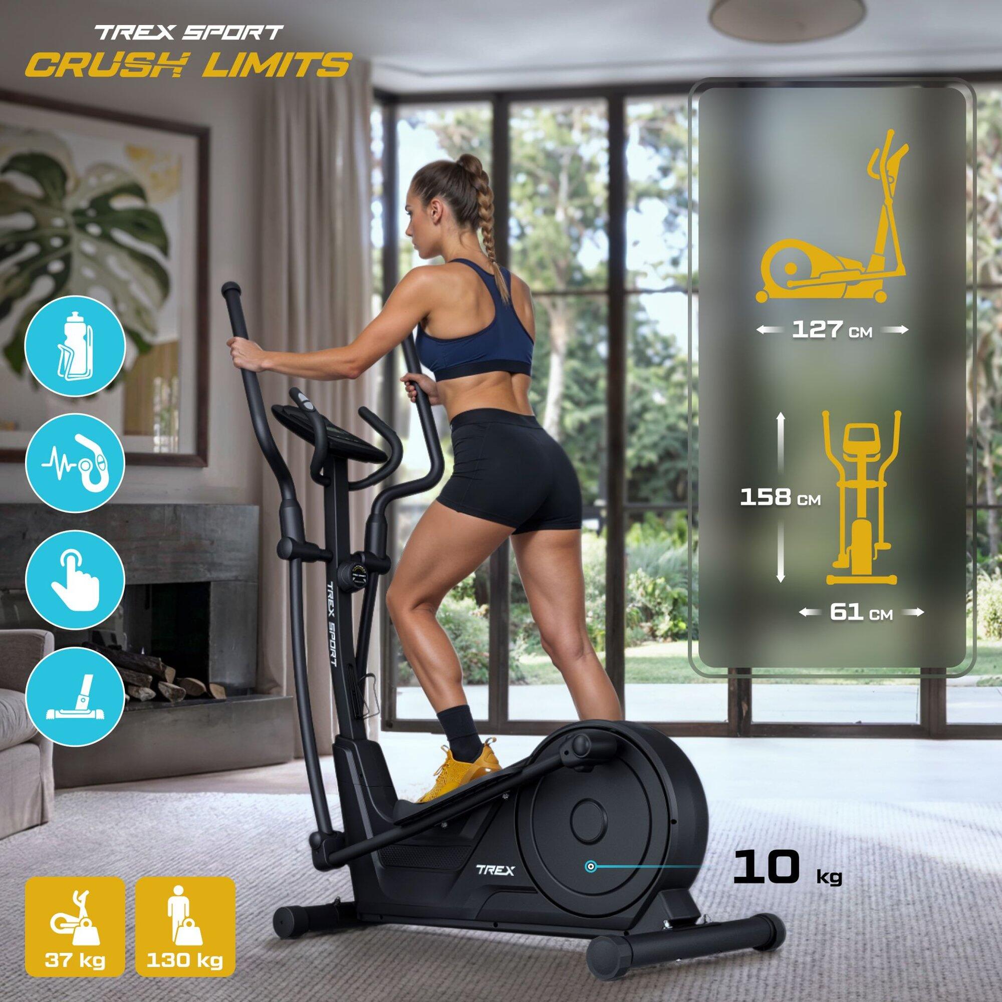 Trenażer magnetyczny Trex Sport TX-650CT KRAD 16 poziomów oporu, Kinomap