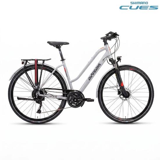 28" Trekkingfiets voor dames TR.2845L 2 x 9 VERSNELLINGEN SHIMANO CUES