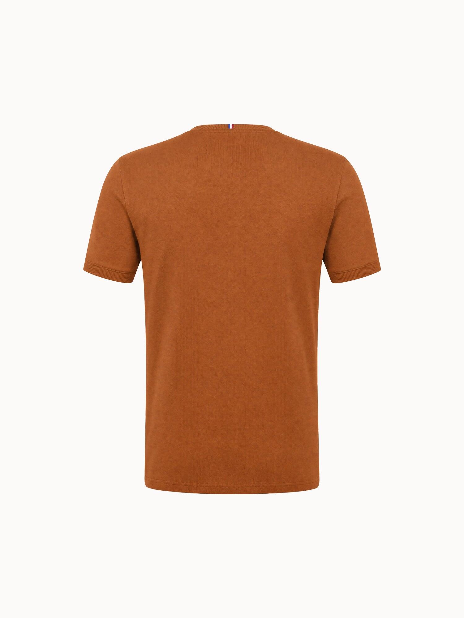 T-shirt Essentiel en jersey de coton Essentiels ton/ton 3/7
