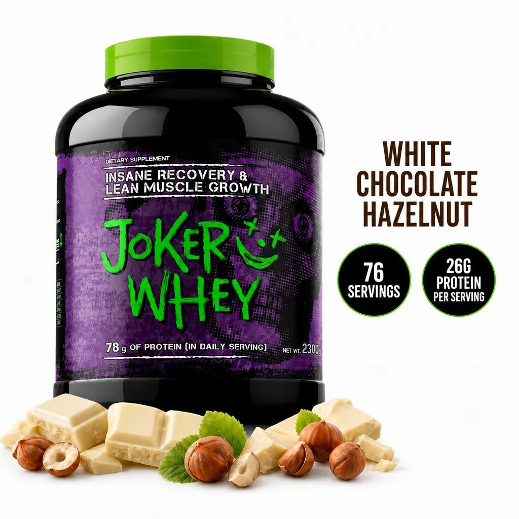 Joker Whey 2300g white chocolate hazelnut