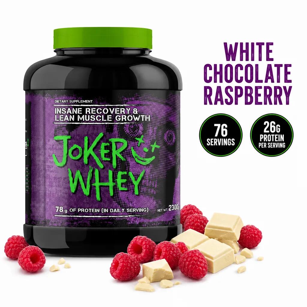 Joker Whey 2300g white chocolate raspberry