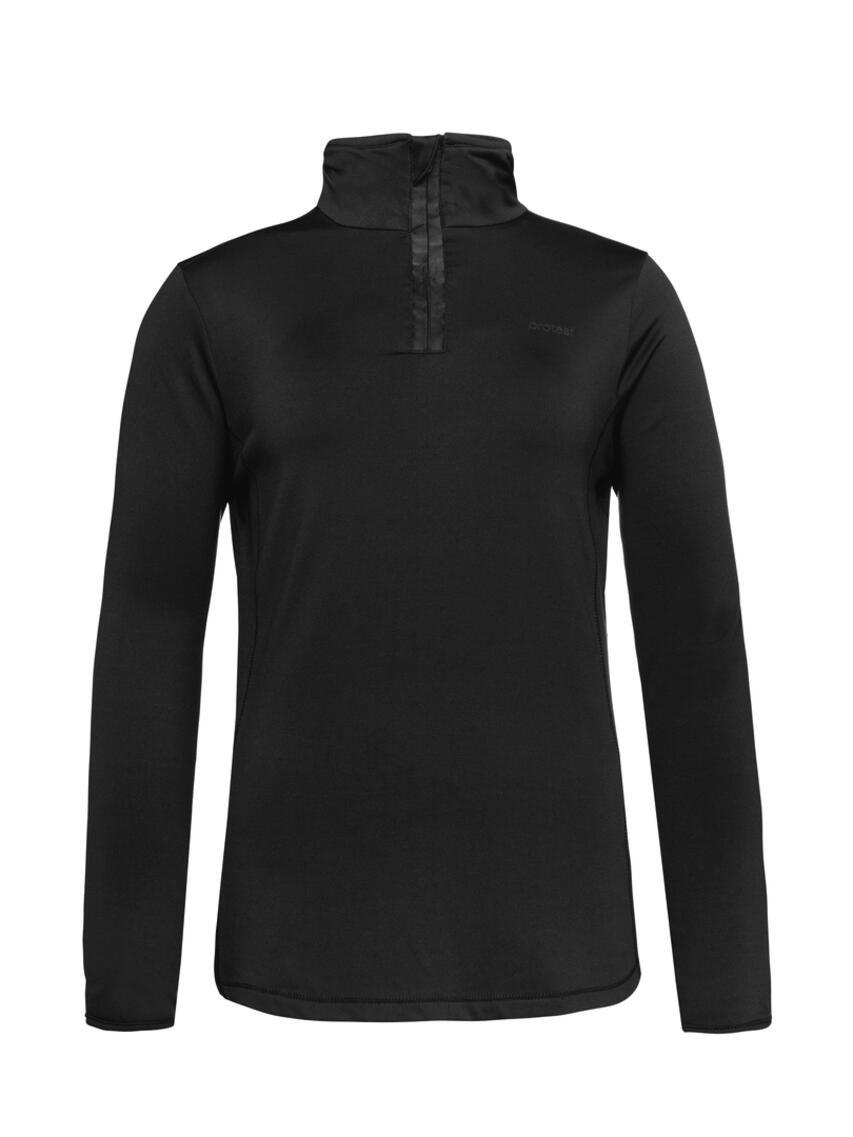 Pull polaire - sports d'hiver - femmes - coupe féminine - Fabriz - noir 2/4