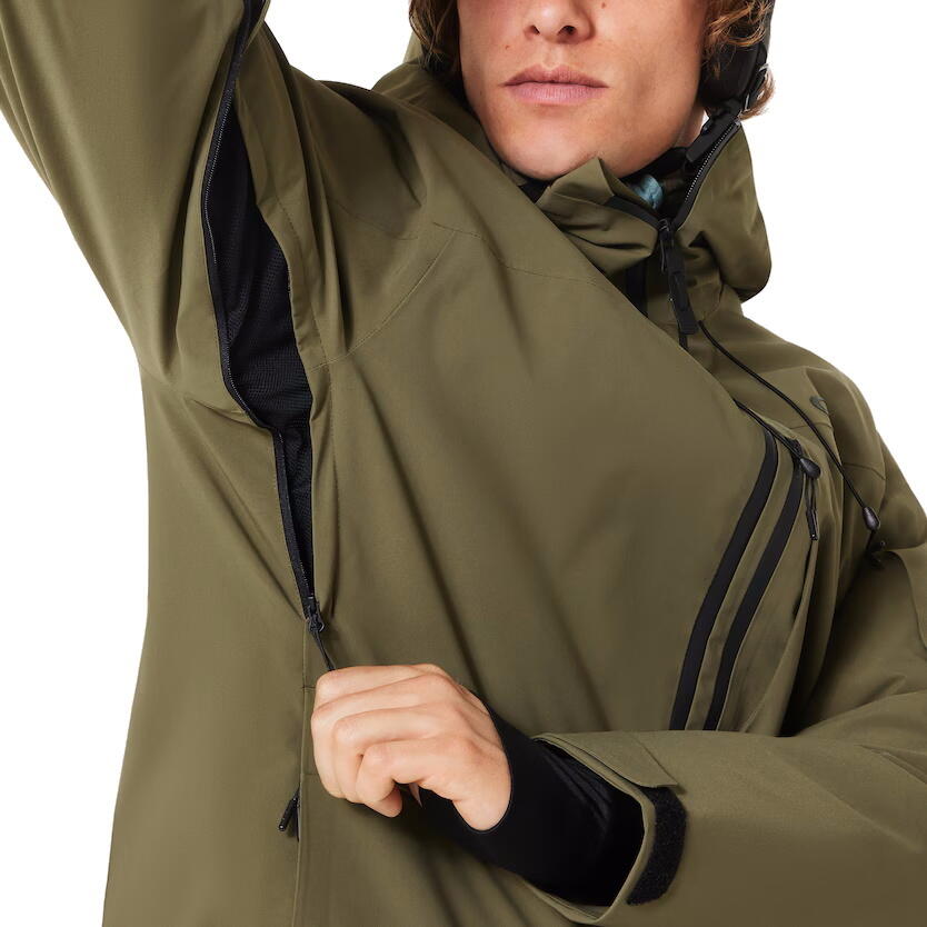 Giacca sci/snowboard - uomo - coibentata - Oakley Canopy - verde 6/7