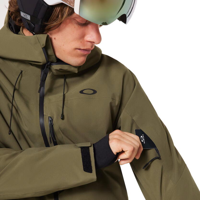 Giacca sci/snowboard - uomo - coibentata - Oakley Canopy - verde 5/7
