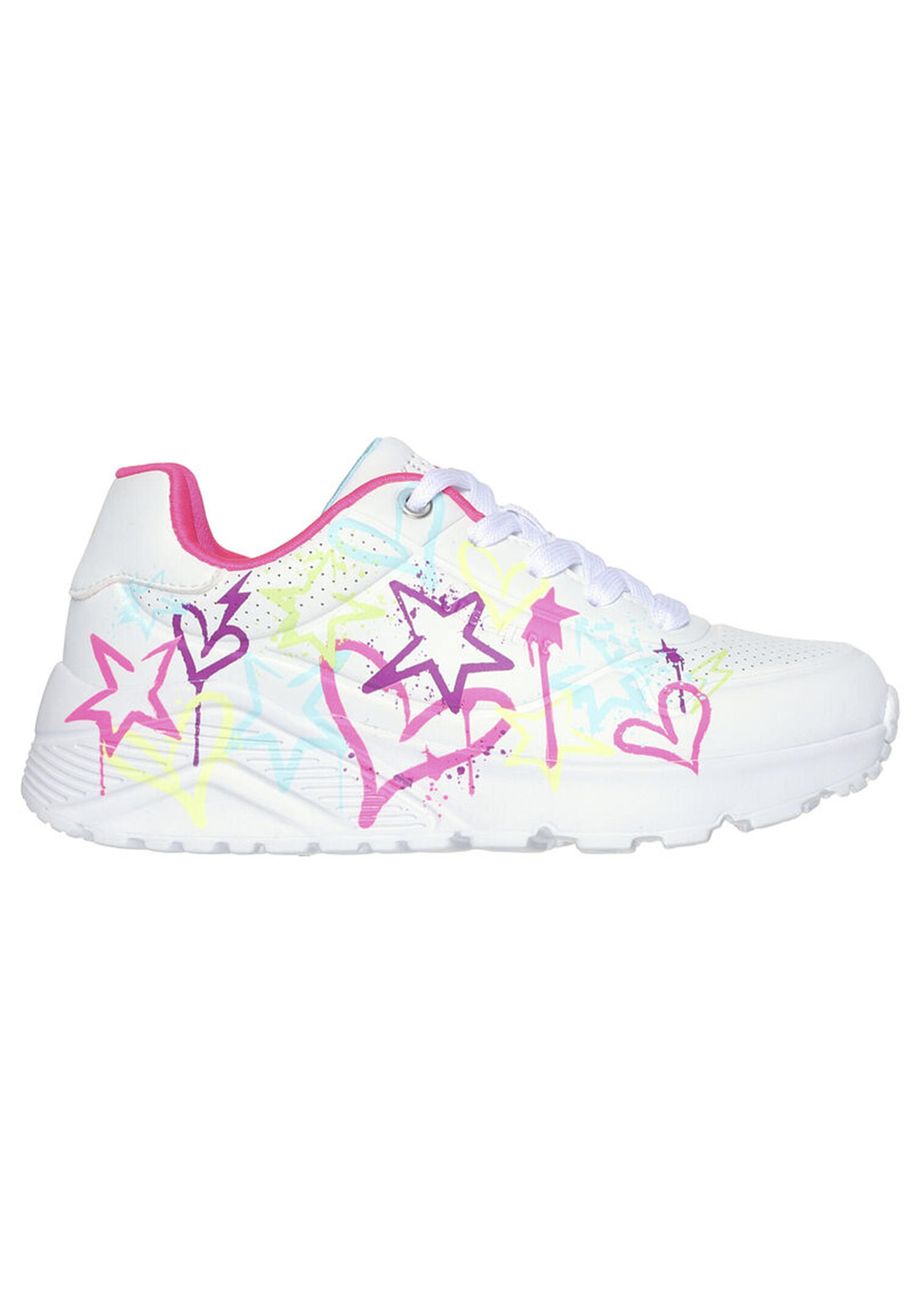 Chaussures Fille Blanc Skechers 5/7