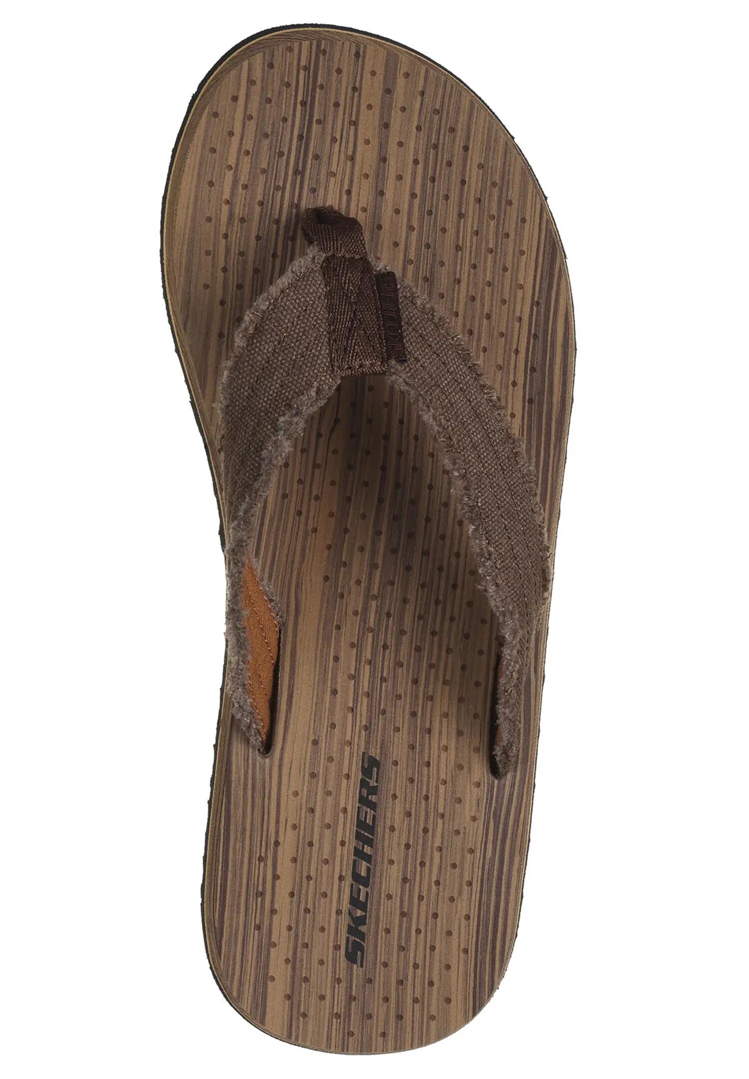Claquettes Skechers Modèle Tantricfritz Couleur Marron 3/5
